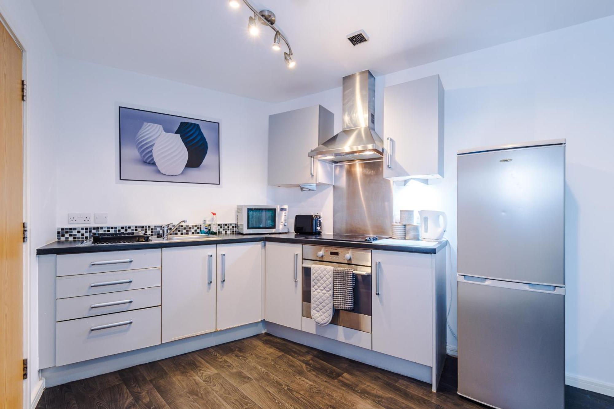 2 Bed Apartment With Balcony Private Parking Near Etihad Stadium, Coop Live Manchester Eksteriør billede
